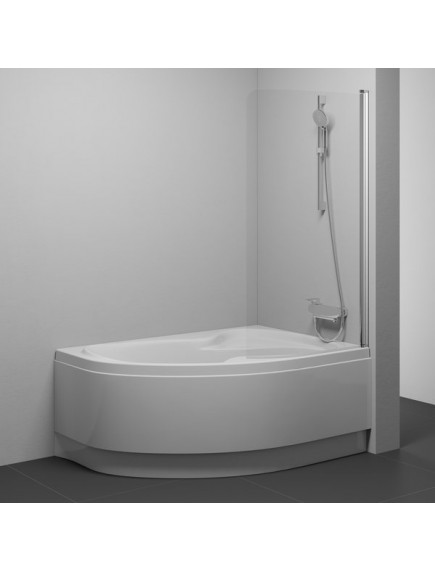 RAVAK CVSK1 160/170, JOBBOS kádparaván - transparent üveggel, króm hatású kerettel RAVAK CVSK1 160/170, JOBBOS kádparaván - transparent üveggel, króm hatású kerettel