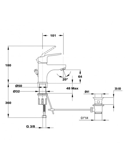 Mofém Mambo 5 mosdó csaptelep, lánctartószemmel, flexibilis bekötőcsővel Mofém Mambo 5 mosdó csaptelep, lánctartószemmel, flexibilis bekötőcsővel