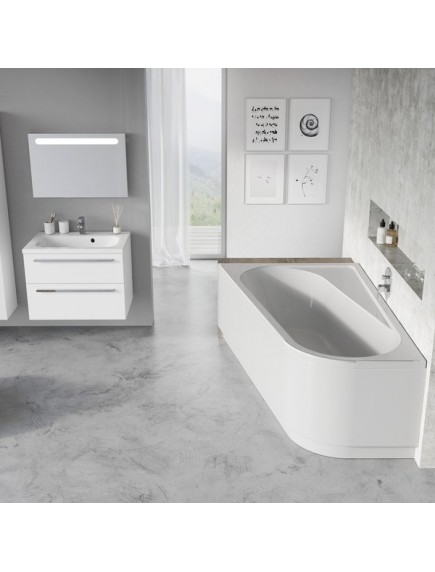 Ravak Chrome aszimmetrikus balos akril fürdőkád 1600 x 1050 - CA51000000 Ravak Chrome aszimmetrikus balos akril fürdőkád 1600 x 1050 - CA51000000