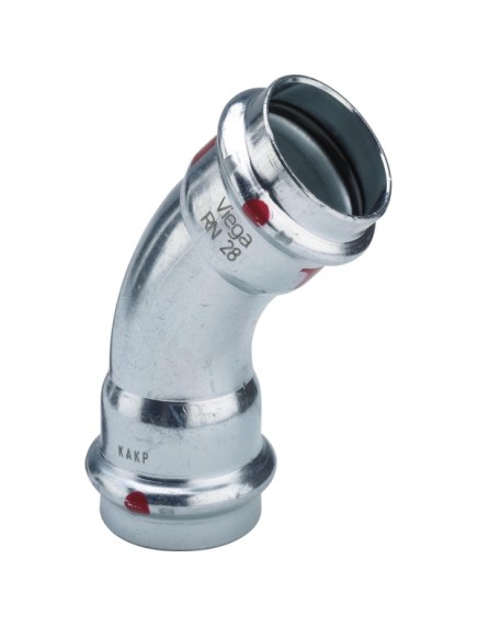 Viega Prestabo 45° BB 28 mm Viega Prestabo 45° BB 28 mm