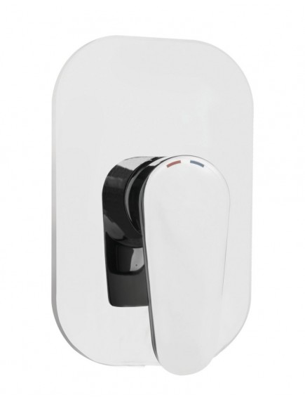 Herz Infinity 12249 falba süllyesztett zuhany csaptelep, takarótányér és kar Herz Infinity 12249 falba süllyesztett zuhany csaptelep, takarótányér és kar