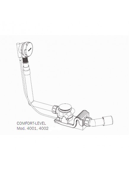 Kaldewei Comfort Level kád le- és túlfolyó Kaldewei Comfort Level kád le- és túlfolyó