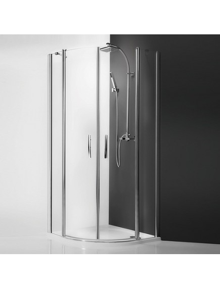 Roltechnik TR2/800 silver zuhanykabin, transparent üveggel, 770-790mm, magasság 2012mm, ezüst profillal