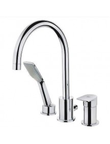 TEKA Formentera 3 lyukas kádtöltő csaptelep, kézizuhannyal TEKA Formentera 3 lyukas kádtöltő csaptelep, kézizuhannyal