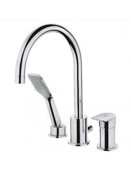 TEKA Formentera 3 lyukas kádtöltő csaptelep, kézizuhannyal TEKA Formentera 3 lyukas kádtöltő csaptelep, kézizuhannyal