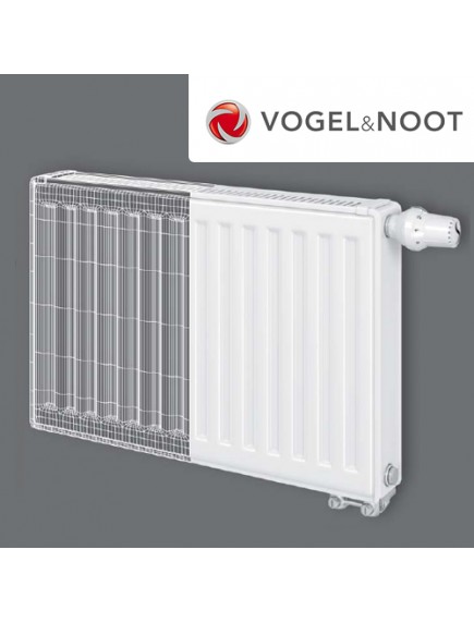 Vogel & Noot acéllemez radiátor szelepes 11 KV 300x2000 jobbos